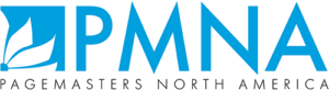 Page Masters North America (P M N A) logo