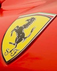 Ferrari logo.