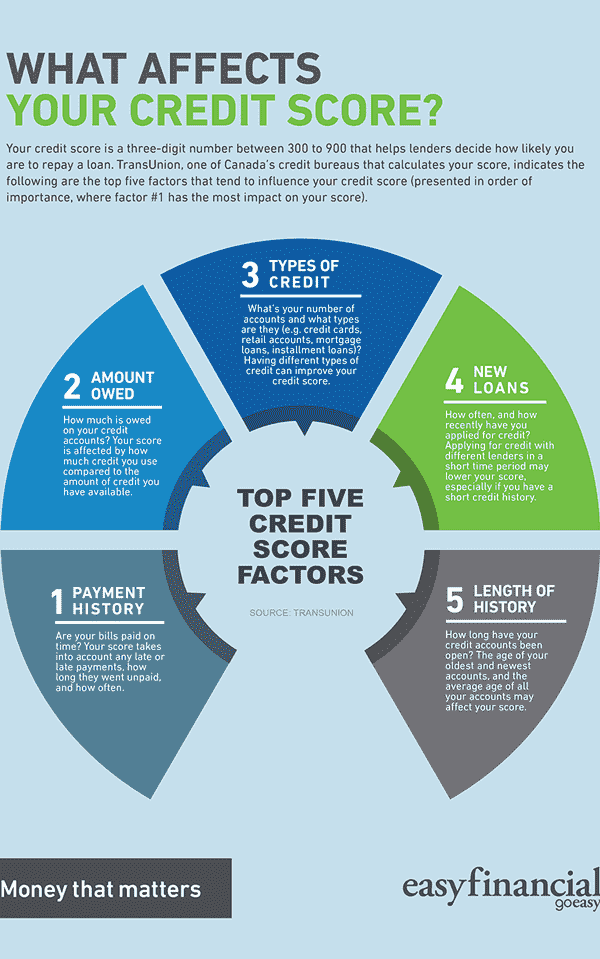 goeasy credit score infographic sample