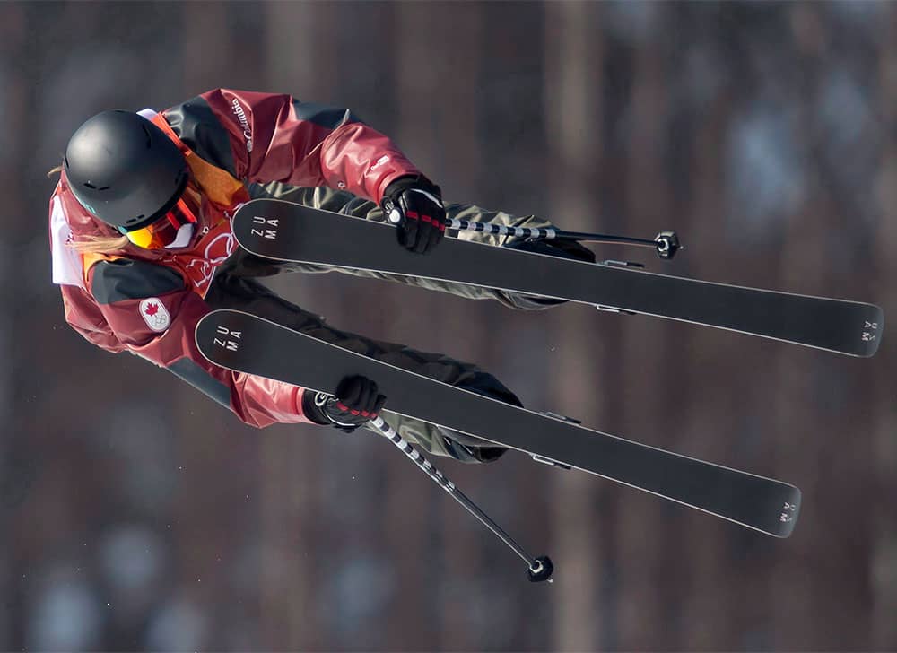 Canada's Cassie Sharpe skis to a gold medal win