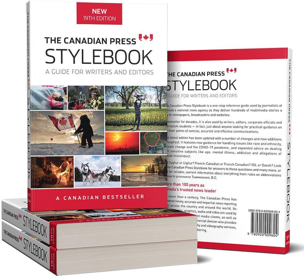 stack of stylebooks