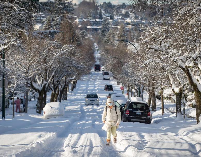 BC Snowfall The Canadian Press