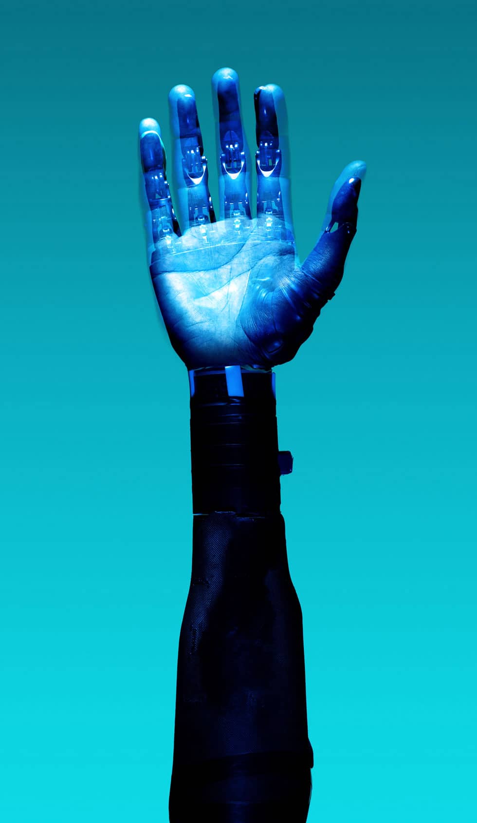 bionic arm with hand