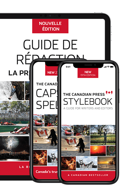 Online Stylebook, Guide de rédaction and Caps and Spelling BundleImage